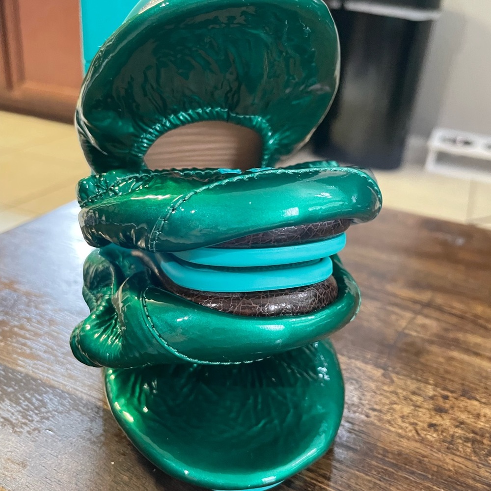 Emerald Patent Tieks size 9.